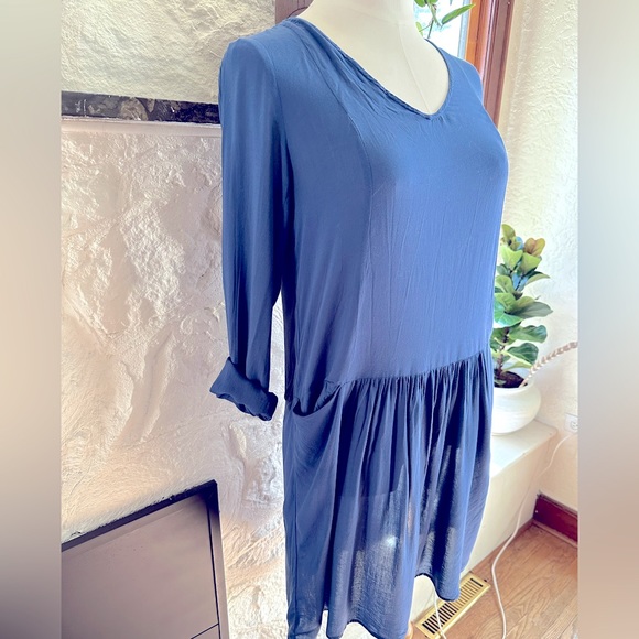 Navy Harris Wilson Dress - Picture 3 of 5